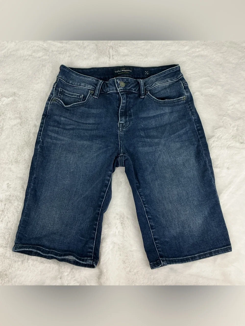 Lucky Brand the Bermuda Indigo Denim Shorts
